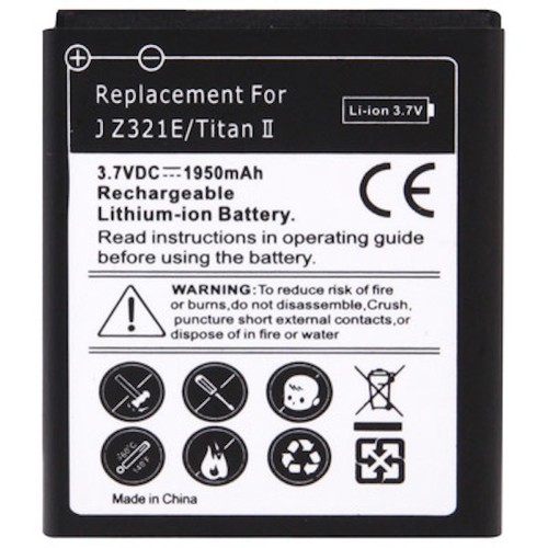 Batteria ricambio 1950mah - batteria, da